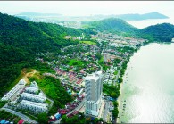 Aerial view of Teluk Kumbar